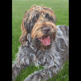 F&S Gift Store Custom Dog portrait, Pet portrait, Dog Painting, Dog Art - oil painting on canvas. 50% DEPOSIT. Handmade Custom pet portrait.