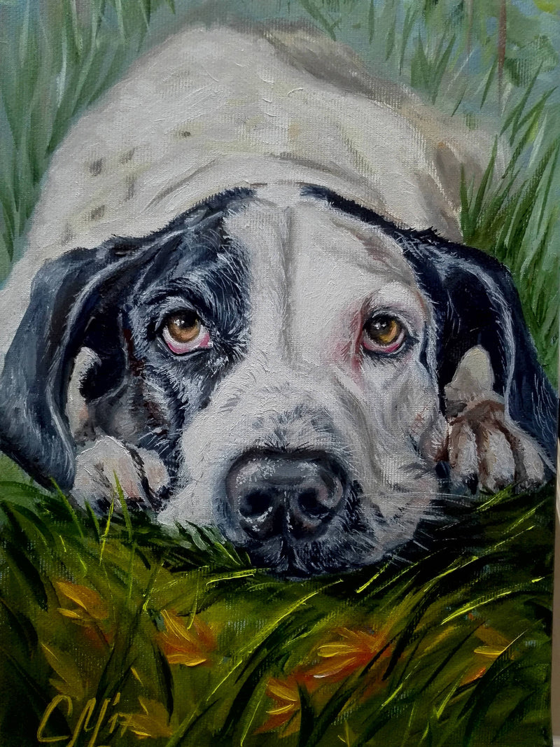 F&S Gift Store CUSTOM DOG PAINTING dog painting on canvas custom dog portrait dog mom Custom pet painting pet memorial animal portrait svetlanamatevosjan