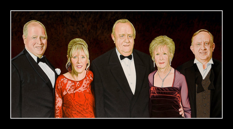 F&S Gift Store Family Portrait, Oil Painting From Photo, Photo to Painting, Portrait Painting, Portrait Artist, Paintings From Photos, Acrylic Painting