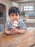 F&S Gift Store Portrait painting, Photo to painting, Custom oil on canvas, Custom baby portrait, Child portrait, Custom child portrait oil, Custom artwork