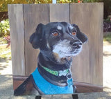 F&S Gift Store Oil Painting Custom pet portrait Painting from photo Custom Pet Painting From your Photo Portrait Canvas art Hand painted Painting of dog