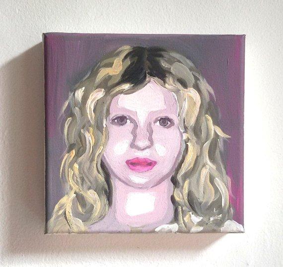 F&S Gift Store Portrait painting painting by photo template gift Birthday AndenkenPOP art portrait painting acrylic Custommade Art