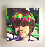 F&S Gift Store Child childhood drawing Individualiesiert gift GeburtCAMOUFLAGE portrait painting acrylic Customade Art