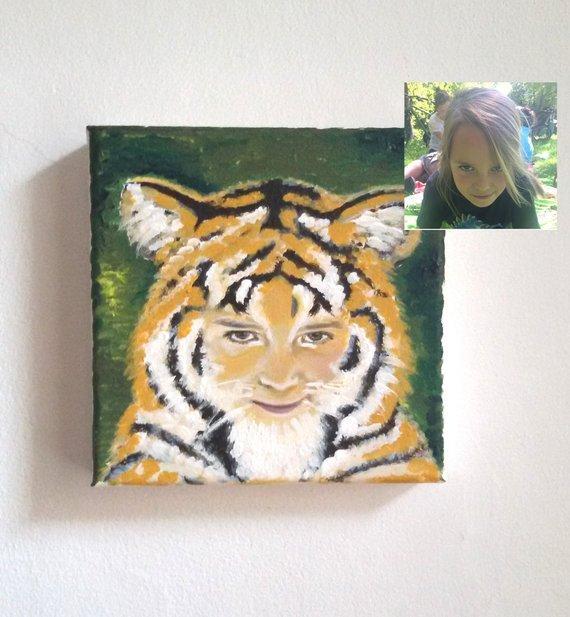 Personalized Oil Painting From Photos, handcraft art on Canvas-Show Case TGN102009-20