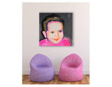 F&S Gift Store Painting Children's Room Deco gift customizable photo template acrylic Painting oil drawing pop Art portrait painting Acrylic Art