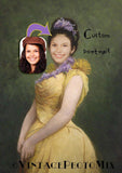 F&S Gift Store Custom portrait in old oil painting * Masterpiece style wall artwork * Personalized photo gift from photo * Digital portrait Unique present