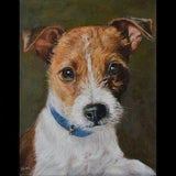 F&S Gift Store Pet portrait, Dog portrait, custom Dog Painting, Labrador - oil painting on canvas. 50% DEPOSIT. Handmade Custom pet portrait.