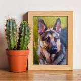 F&S Gift Store Dog oil portrait, Pet oil painting, Custom Dog Oil Painting, Custom Pet Portrait, Pet memorial, Custom oil painting, Animal Painting