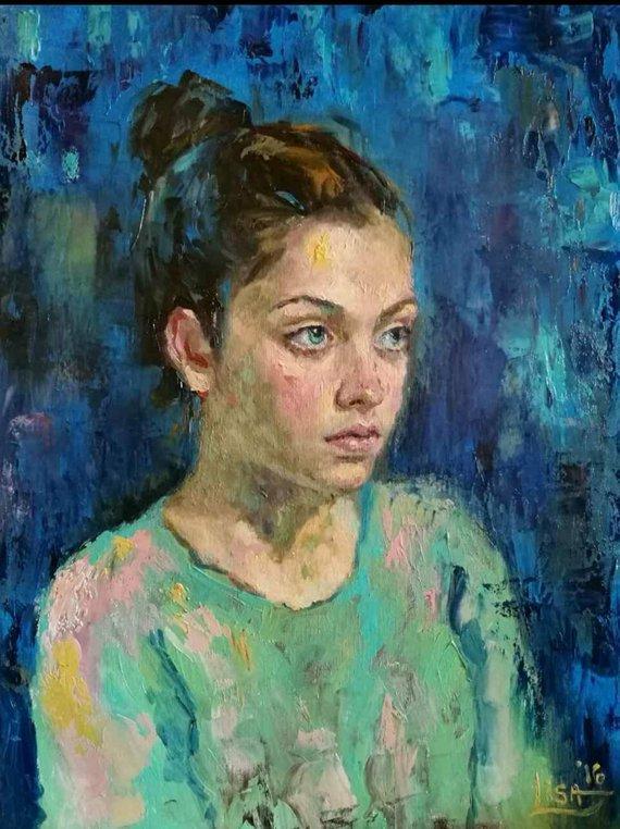 Personalized Oil Painting From Photos, handcraft art on Canvas-Show Case MCO102409-24