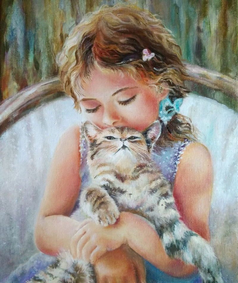 Personalized Oil Painting From Photos, handcraft art on Canvas-Show Case CCH101810-30