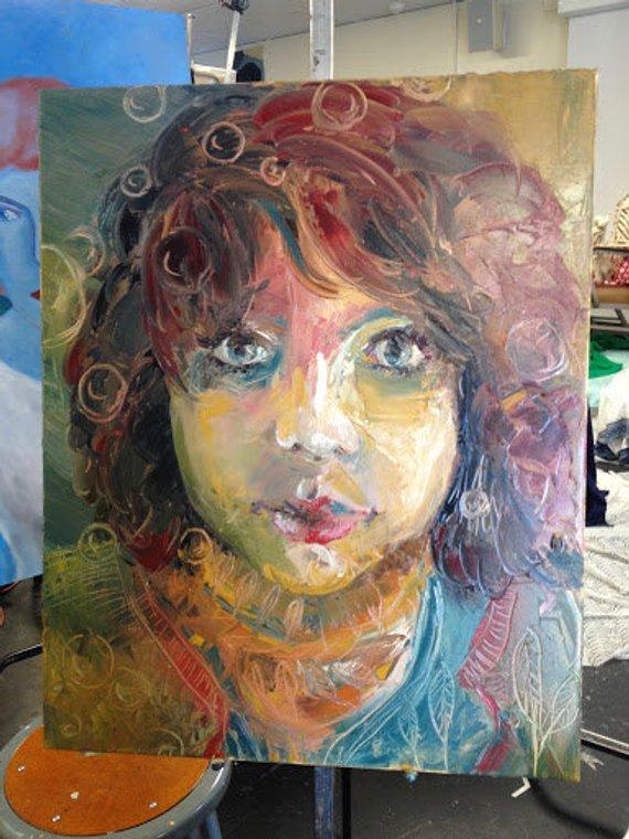 F&S Gift Store Stylized Portrait (Custom Oil Painting)