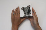 F&S Gift Store Mini Pet Portrait, pet painting, mini pet painting, small pet portrait, small pet painting, pet painting custom, custom pet portrait, gift