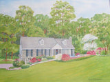 F&S Gift Store Custom Painting from photo home portrait watercolor oil acrylic pen and ink pencil One-of-a kind personal gift wedding anniversary
