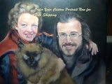 F&S Gift Store FAMILY PORTRAIT, Custom Portrait. Wedding Portrait. Family Gift. Pet Portrait. Oil. Free shipping on orders placed before December 25th.