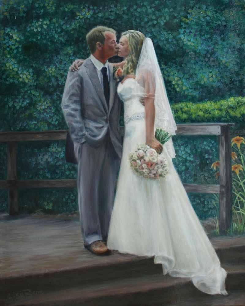 F&S Gift Store Custom Oil Portrait Painting, two subject