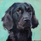 F&S Gift Store Dog oil portrait, Pet oil painting, Dog artwork, Costom pet portrait, Custom oil painting, Pet memorial picture, Original Art
