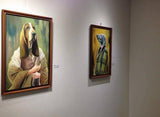 Personalized Oil Painting From Photos, handcraft art on Canvas-Show Case HKD100669-30
