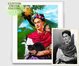 F&S Gift Store Custom Digital Oil Portraits, Decor, Watercolor Art, Painting from Photo, Custom Design, Wall Art, Nursery Decor, Animal Prints