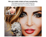Personalized Oil Painting From Photos, handcraft art on Canvas-Show Case TFE101573-36