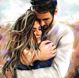 Personalized Oil Painting From Photos, handcraft art on Canvas-Show Case HAJ101668-48