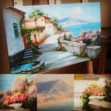 Personalized Oil Painting From Photos, handcraft art on Canvas-Show Case OCO101910-36