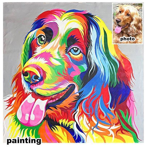 Personalized Oil Painting From Photos, handcraft art on Canvas-Show Case NMD100994-12
