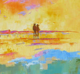 F&S Gift Store Custom Painting. Romantic Couple. Wedding Gift. Engagement Gift. Anniversary Gift. Original Oil Painting.
