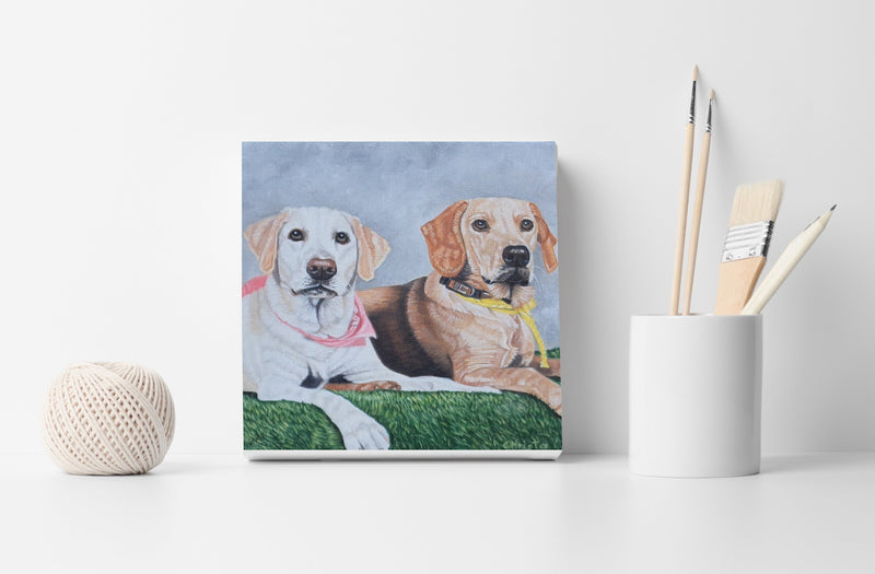 Personalized Oil Painting From Photos, handcraft art on Canvas-Show Case CAN101342-36