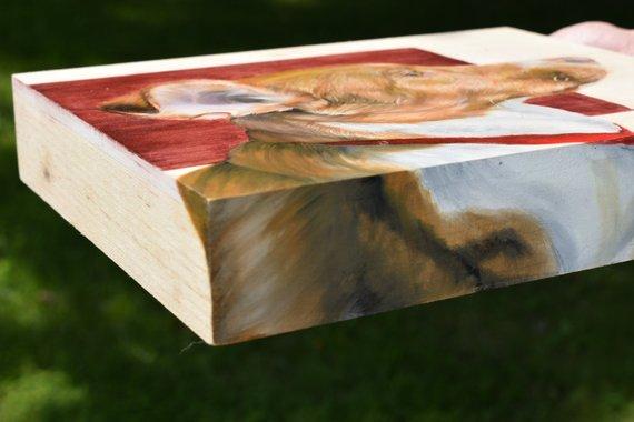F&S Gift Store Custom animal portrait pet oil painting