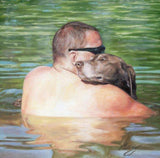 Personalized Oil Painting From Photos, handcraft art on Canvas-Show Case RJN100204-12