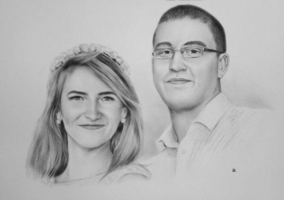 F&S Gift Store Custom portrait - Medium size dry brush portrait | Oil portrait, Custom oil painting, portrait from photo, Dry brush portrait, Dry Brush
