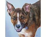 F&S Gift Store Custom dog portrait - your dog in oils or acrylics