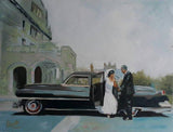 F&S Gift Store Wedding Portrait Custom Painting From Photo, Anniversary Family, Original Oil Canvas Wall Art