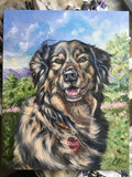 F&S Gift Store Custom DOG PAINTING on canvas pet painting custom dog portrait from photo custom pet portrait painting original dog mom svetlanamatevosjan