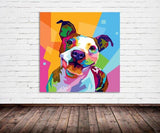 F&S Gift Store Custom Pet Pop Art Oil Painting Your Pet to WPAP Pop Art Portrait
