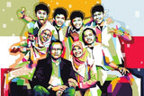 F&S Gift Store Custom Pop Art Oil Portrait Painting Your Photo to WPAP Pop Art Portrait