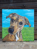 F&S Gift Store Dog lovers gifts, Custom pet painting, Dog illustration, Original oil painting, Custom portrait, Personalized gift, Custom dog portrait