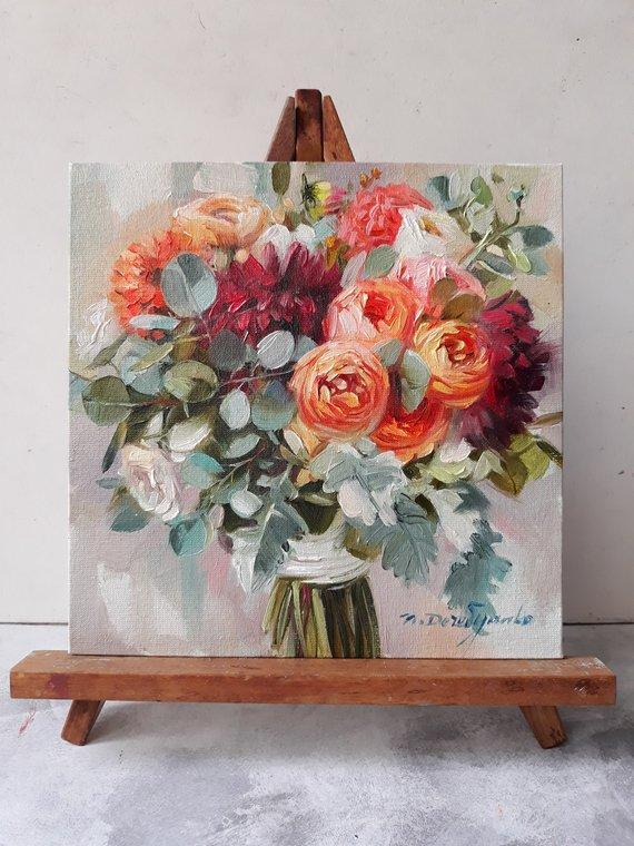 Personalized Oil Painting From Photos, handcraft art on Canvas-Show Case LPS100358-30