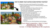 F&S Gift Store House portrait, custom painting, original oil painting, painting from photo, anniversary gift, custom house painting, personalized painting