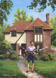 F&S Gift Store House portrait, custom painting, original oil painting, painting from photo, anniversary gift, custom house painting, personalized painting