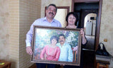 Personalized Oil Painting From Photos, handcraft art on Canvas-Show Case CAB101768-36