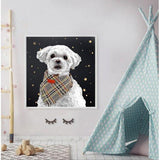 F&S Gift Store Custom dog portrait, Framed wall art, custom dog portrait, Dog portrait, custom dog painting, dog art, pet portrait, dog art