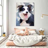 F&S Gift Store Custom Dog painting Portrait Pet from photo , Digital Oil Painting, Custom Dog memorial gift , Pet portraits Loss, cyber week sale