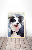 F&S Gift Store Custom Dog painting Portrait Pet from photo , Digital Oil Painting, Custom Dog memorial gift , Pet portraits Loss, cyber week sale