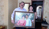F&S Gift Store Portrait of grandparents, Hand Drawn Portrait, Custom Portrait, Custom Portrait, Family Portrait, oil portrait