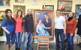 Personalized Oil Painting From Photos, handcraft art on Canvas-Show Case HSJ102386-24