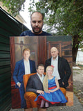 Personalized Oil Painting From Photos, handcraft art on Canvas-Show Case QOH100493-30