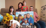 Personalized Oil Painting From Photos, handcraft art on Canvas-Show Case QOH100493-30