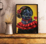 F&S Gift Store Pet Portrait Custom, Chihuahua, Custom Pet Portrait, royal pet portrait, painting from photo, custom dog painting, custom pet painting