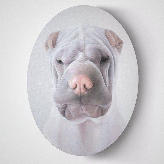 F&S Gift Store Personalized Pet Painting from Photo | Custom pet art, Home Decor, Pet lover gift, Interior art, Realistic oil painting